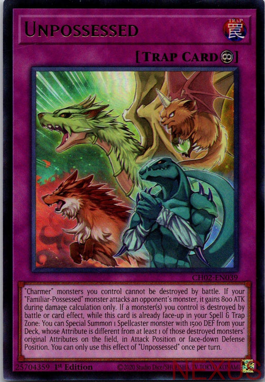 Unpossessed CH02-EN039 (All-Foil Edition) 1st Edition NM