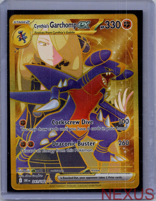 Cynthia's Garchomp ex 241/182 Hyper Rare Holo Near Mint
