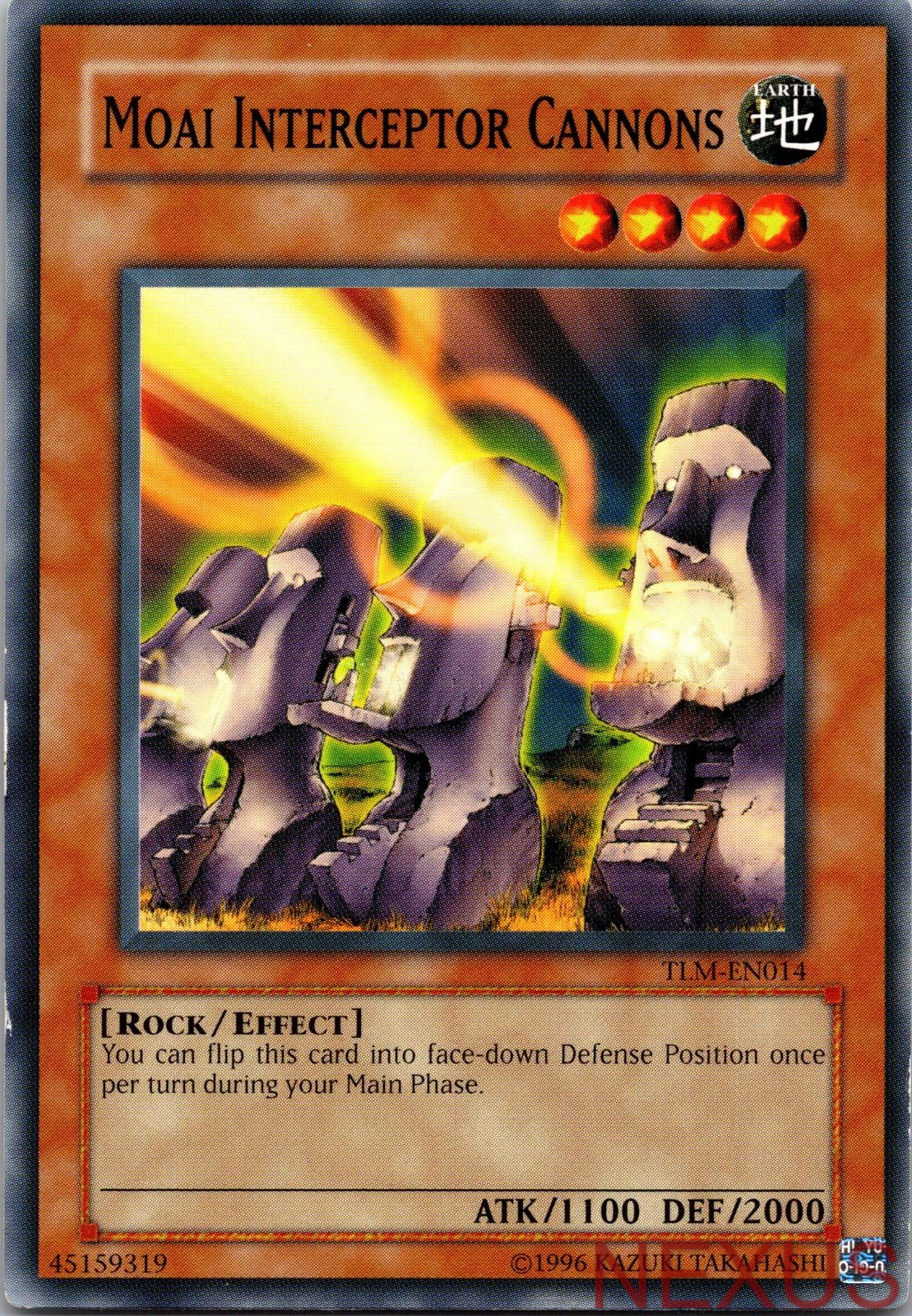 Moai Interceptor Cannons TLM-EN014 Common Unlimited Lightly Played