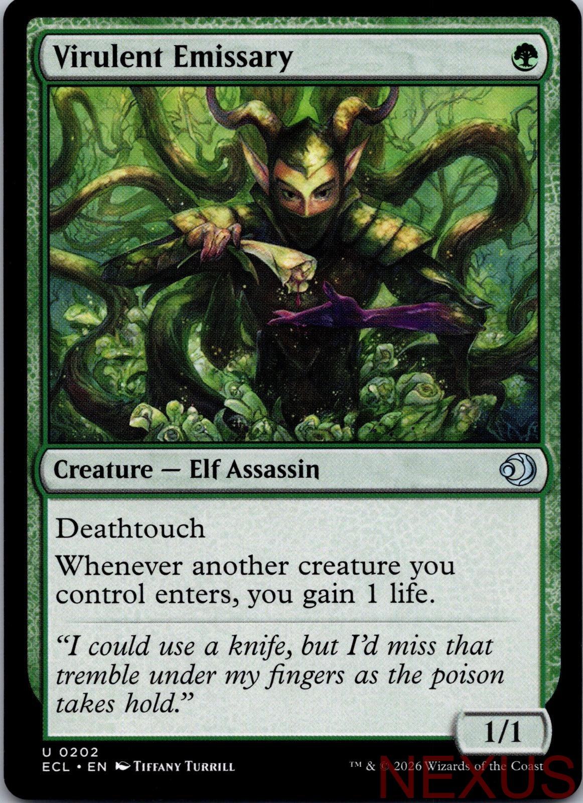 Virulent Emissary 202 Uncommon Near Mint