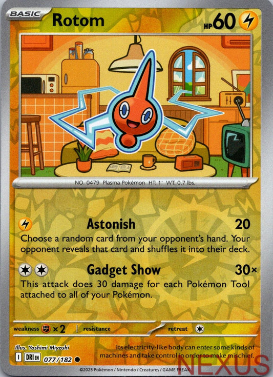 Rotom 077/182 Common Reverse Holo Near Mint