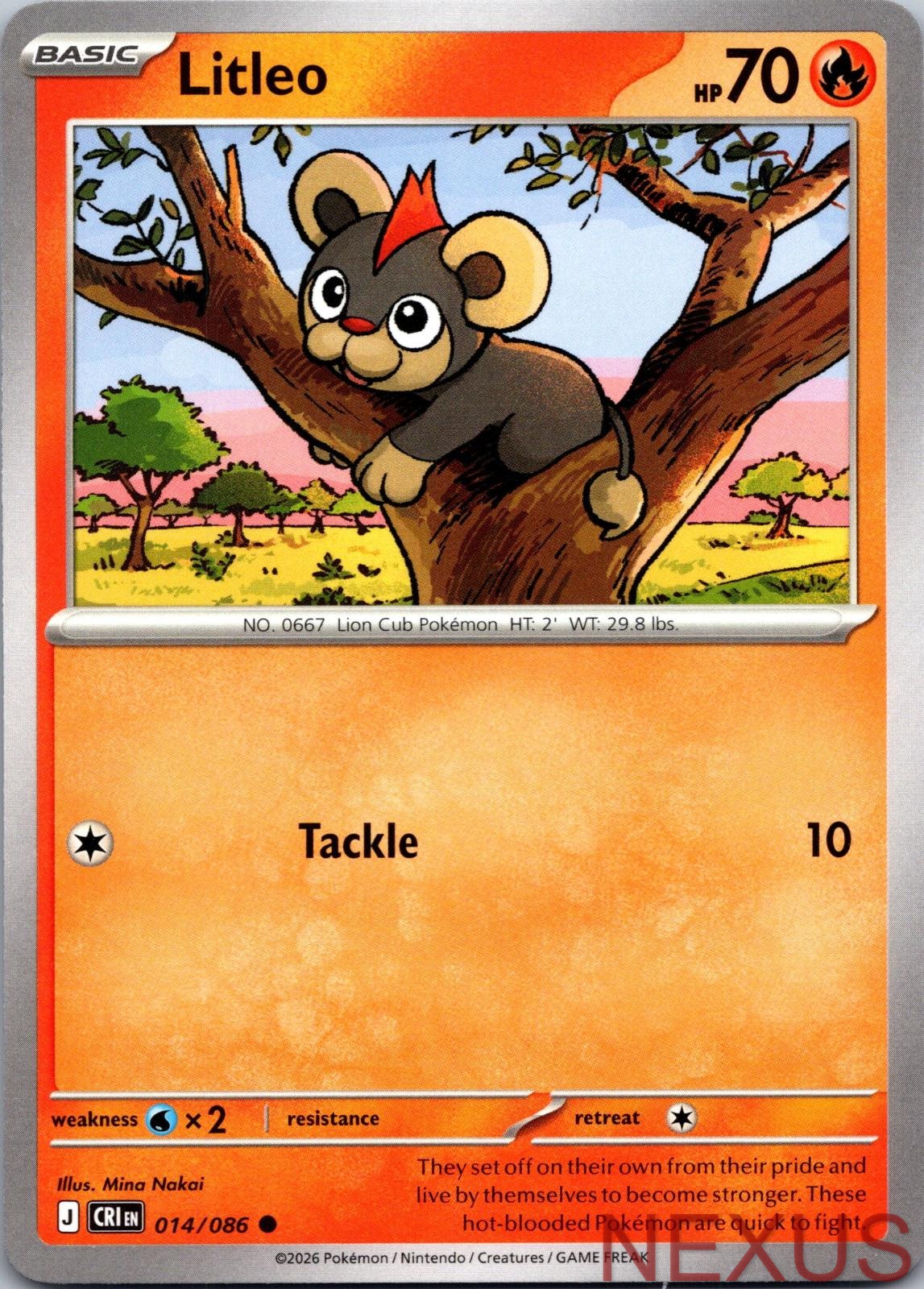 Litleo 014/086 Common Near Mint