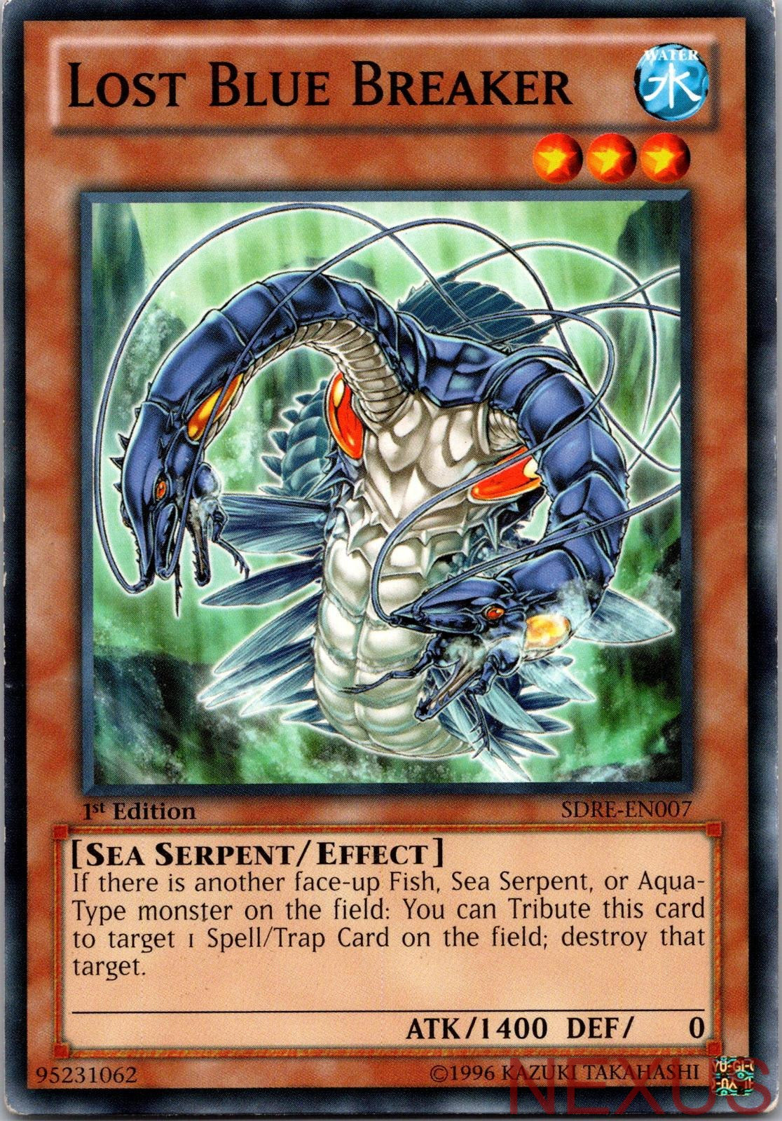 Lost Blue Breaker SDRE-EN007 Common 1st Edition Lightly Played