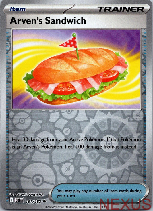 Arven's Sandwich 161/182 Uncommon Reverse Holo Near Mint