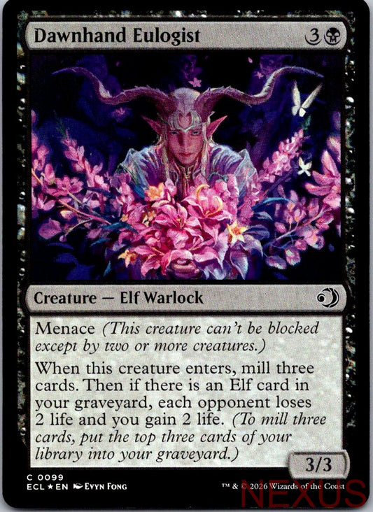 Dawnhand Eulogist 99 Common Foil Near Mint