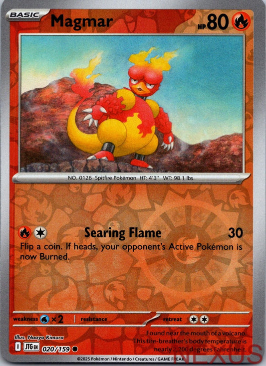 Magmar 020/159 Common Reverse Holo Near Mint