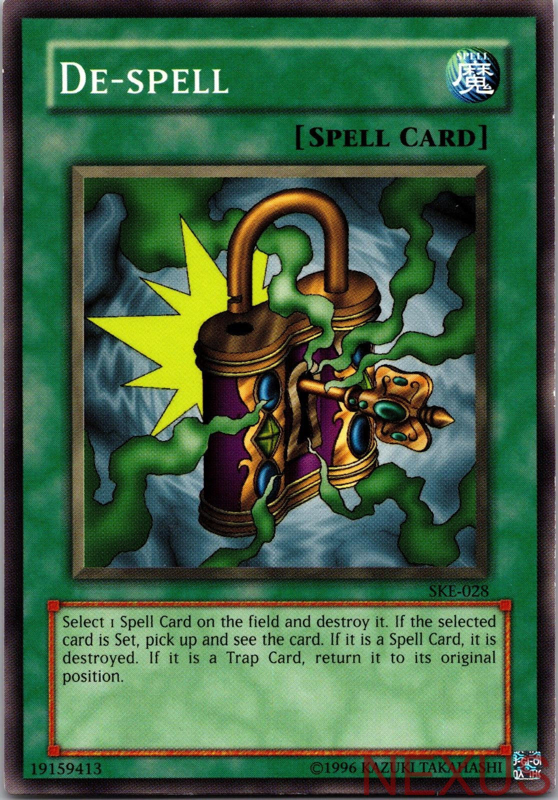 De-Spell SKE-028 Common Starter Deck: Kaiba Evolution Unlimited Near Mint