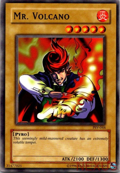 Mr. Volcano PSV-044 Common Pharaoh's Servant Yu-Gi-Oh Unlimited Near Mint
