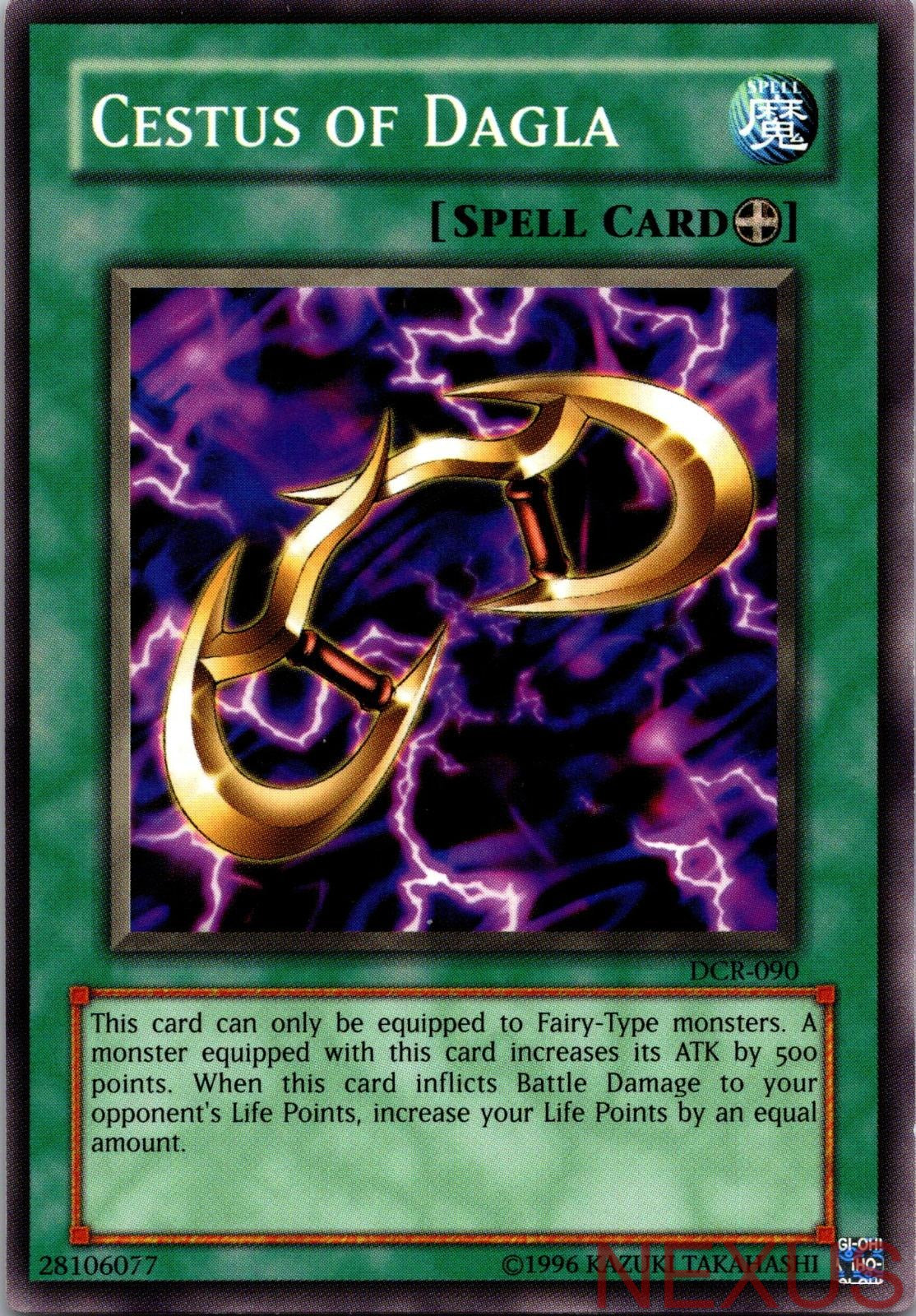 Cestus of Dagla DCR-090 Common Dark Crisis Yu-Gi-Oh Unlimited Near Mint