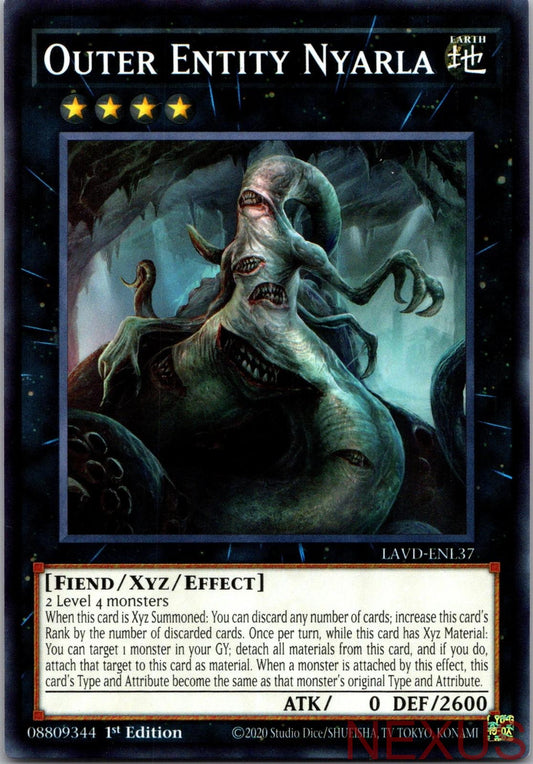 Outer Entity Nyarla LAVD-ENL37 Legendary Arc-V Decks 1st Edition NM