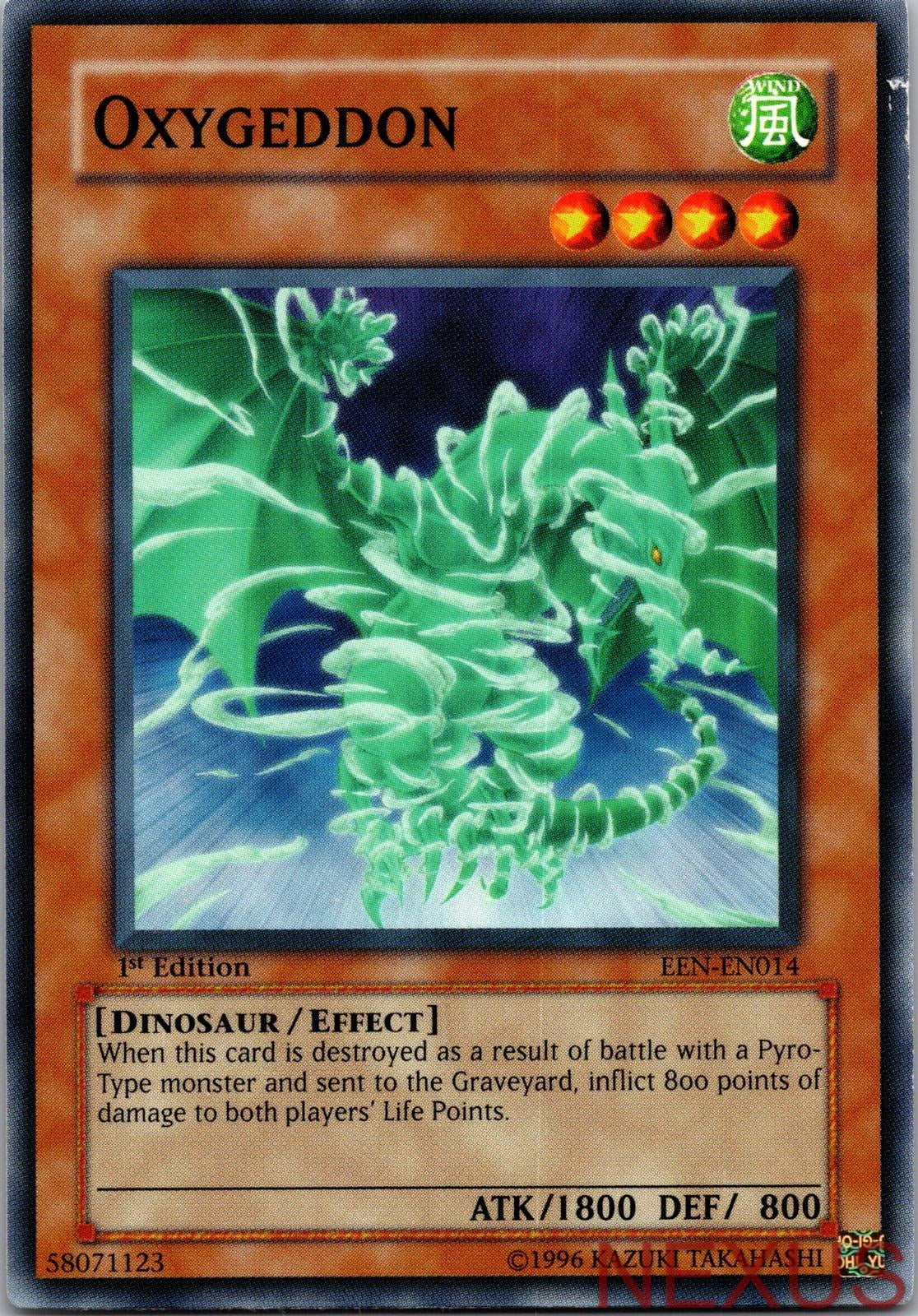 Oxygeddon EEN-EN014 Common Elemental Energy Yu-Gi-Oh 1st Edition MP