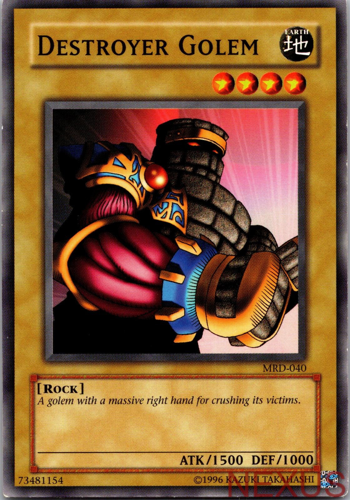 Destroyer Golem MRD-040 Common Unlimited Lightly Played