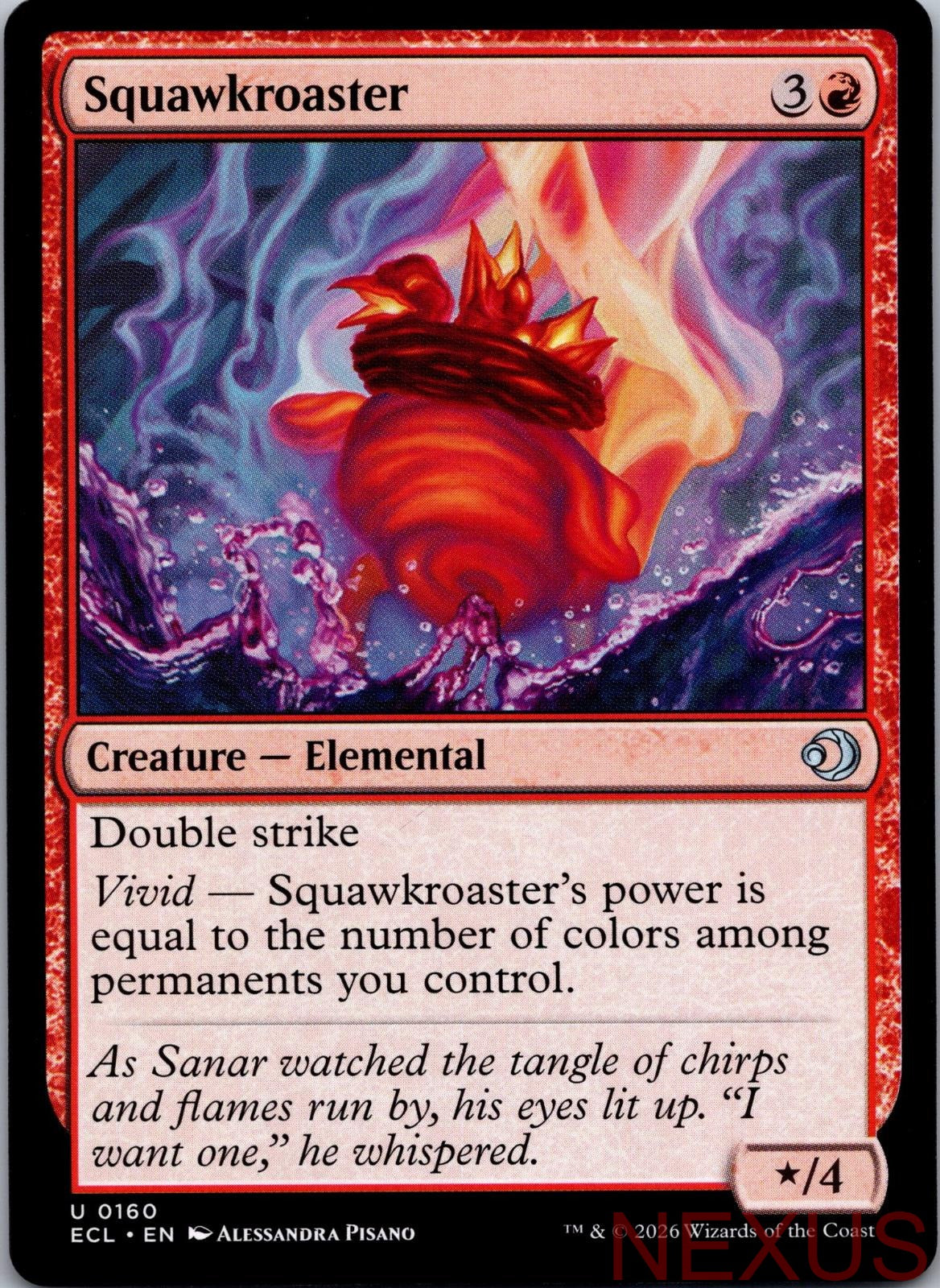 Squawkroaster 160 Uncommon Near Mint