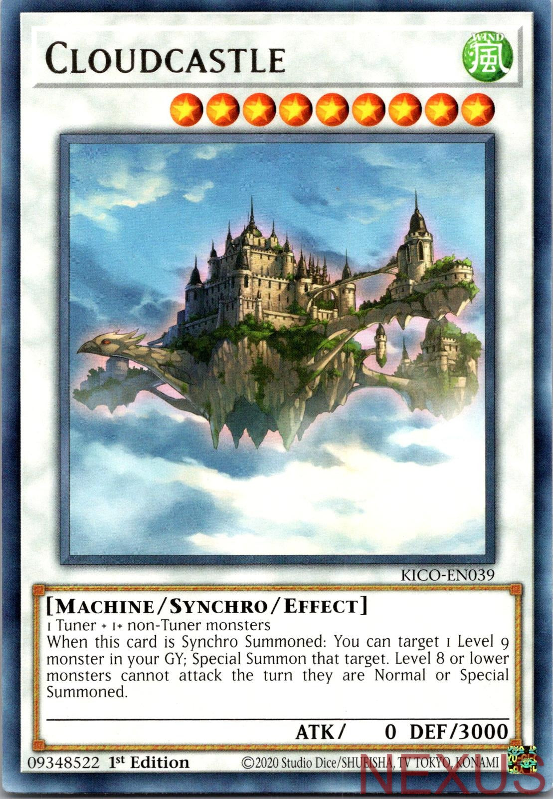 Cloudcastle KICO-EN039 Rare 1st Edition Near Mint