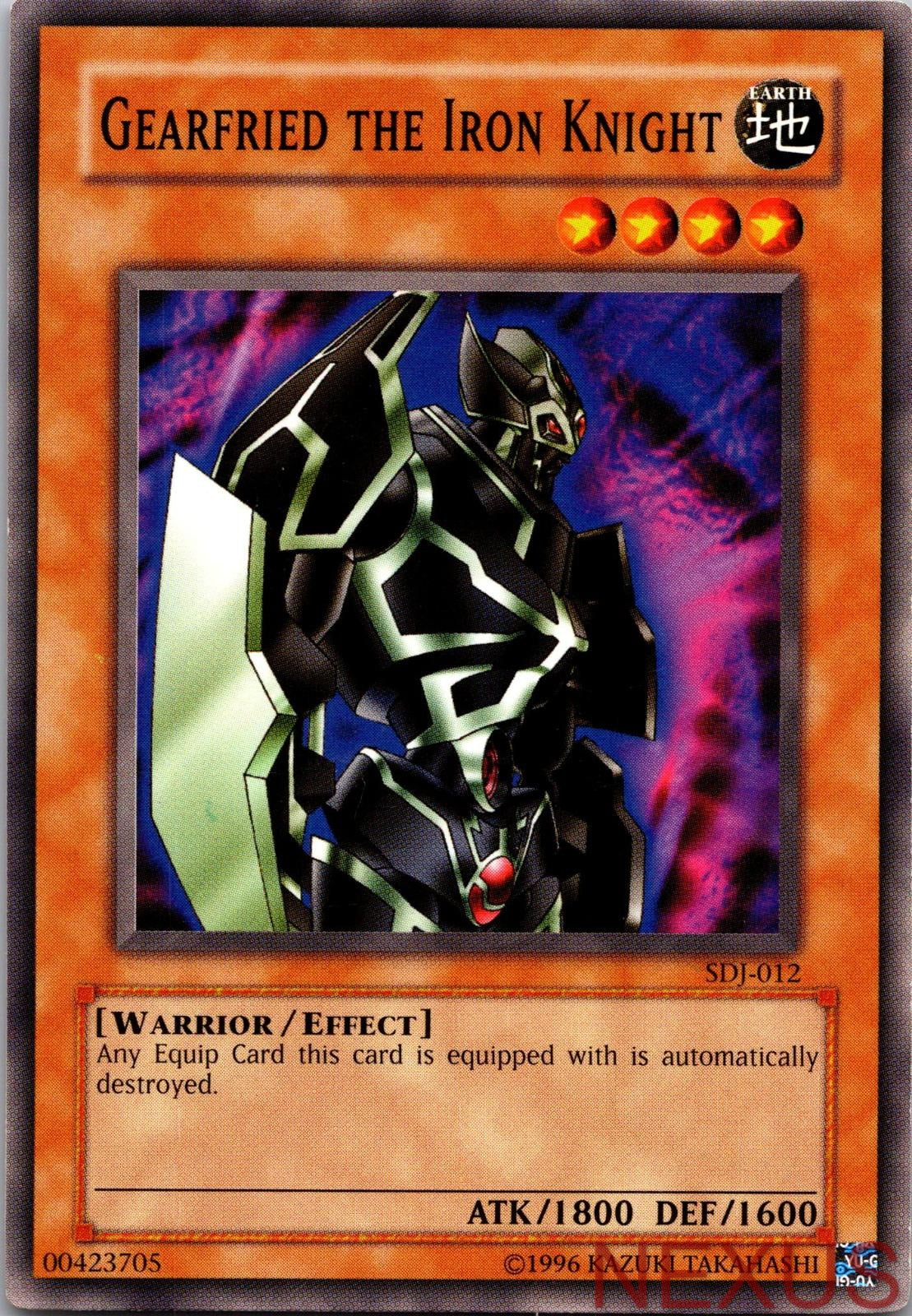 Gearfried the Iron Knight SDJ-012 Common Starter Deck: Joey Unlimited Near Mint