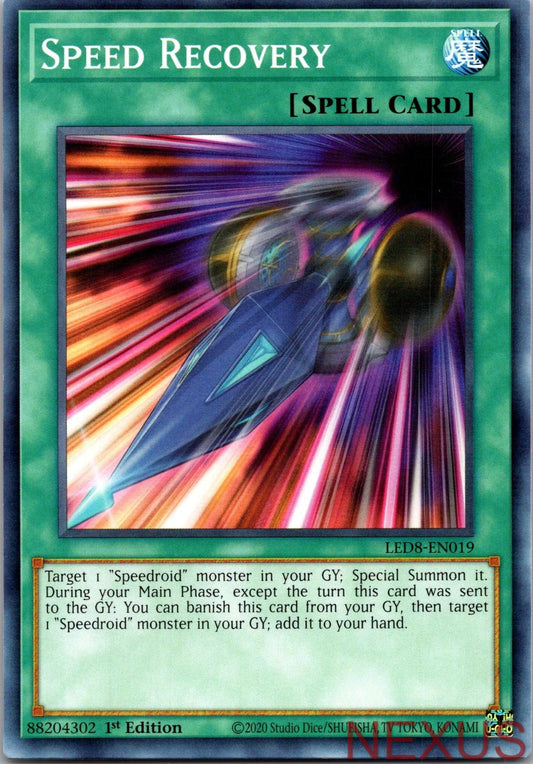 Speed Recovery LED8-EN019 Common 1st Edition Near Mint