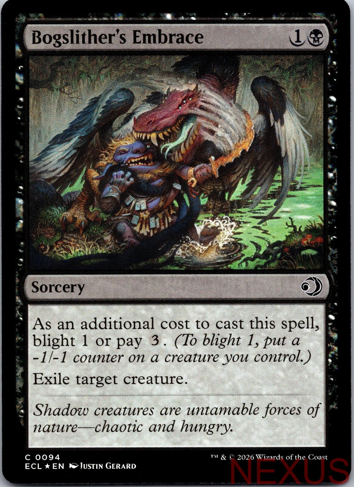 Bogslither's Embrace 94 Common Foil Near Mint