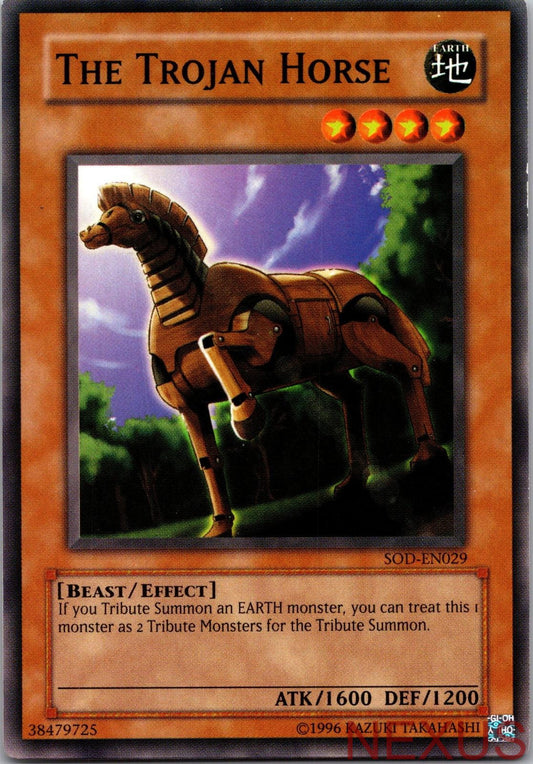 The Trojan Horse SOD-EN029 Common Soul of the Duelist Unlimited Near Mint