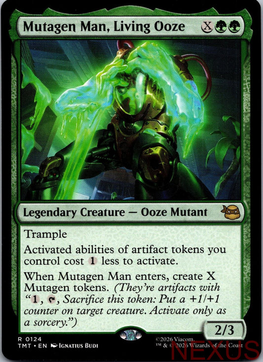 Mutagen Man, Living Ooze 0124 Teenage Mutant Ninja Turtles NM