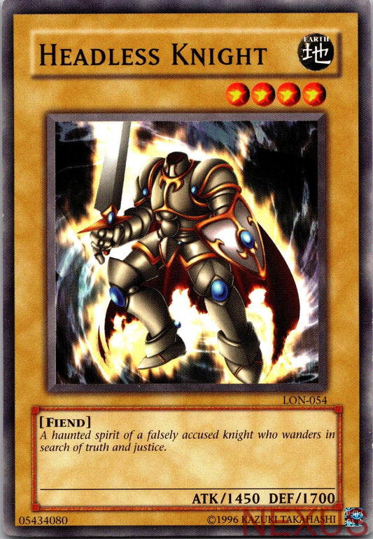 Headless Knight LON-054 Common Labyrinth of Nightmare Unlimited Near Mint