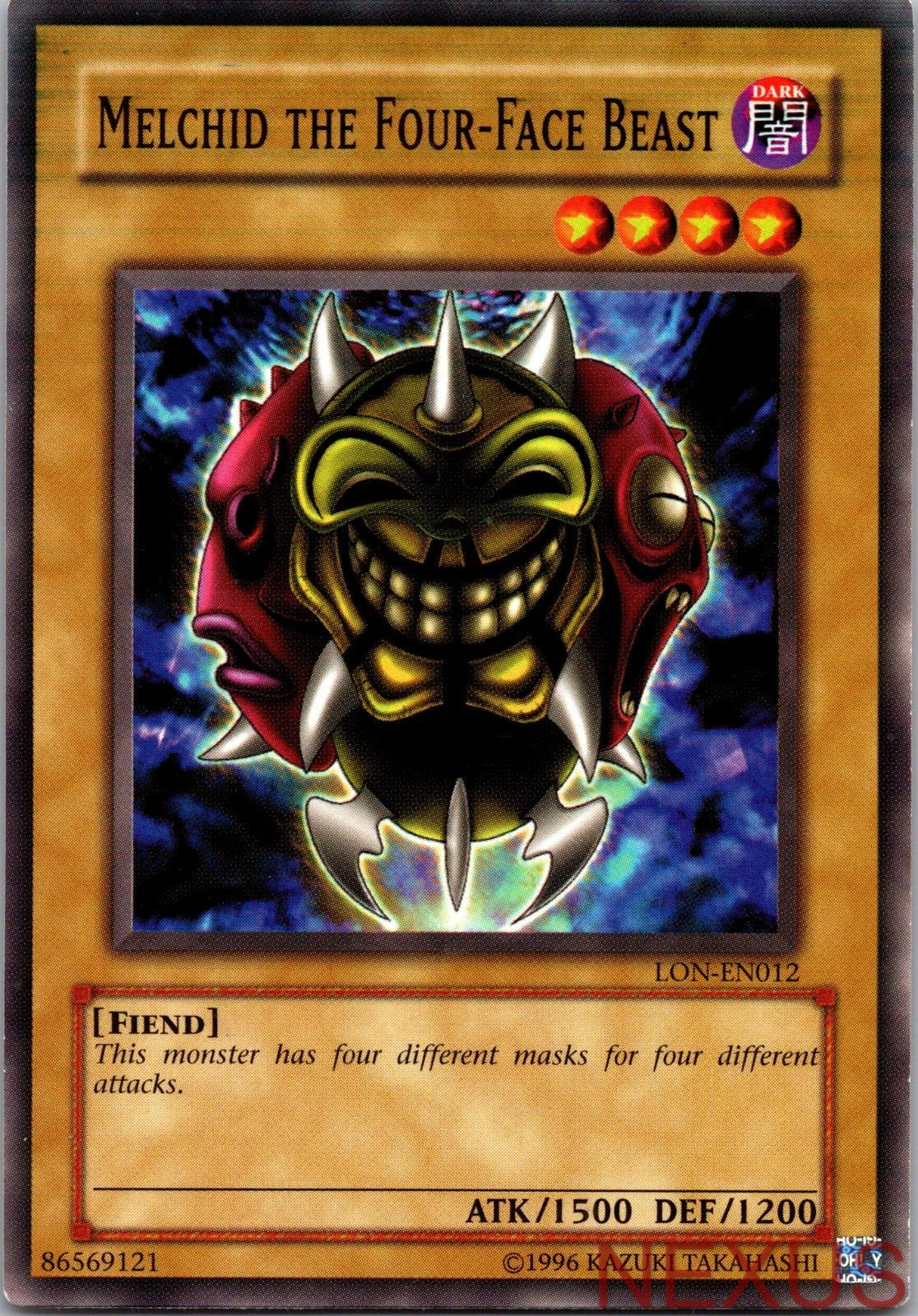 Melchid the Four-Face Beast LON-EN012 Unlimited NM