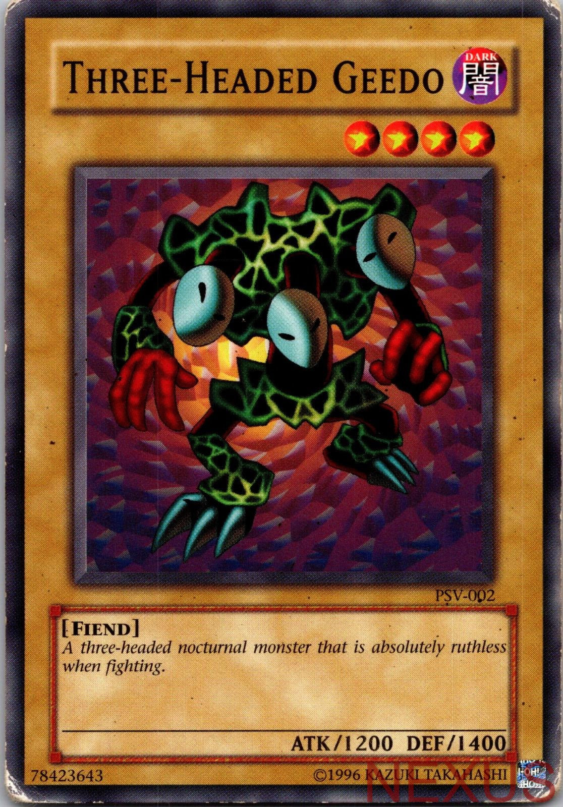 Three-Headed Geedo PSV-002 Common Unlimited Lightly Played