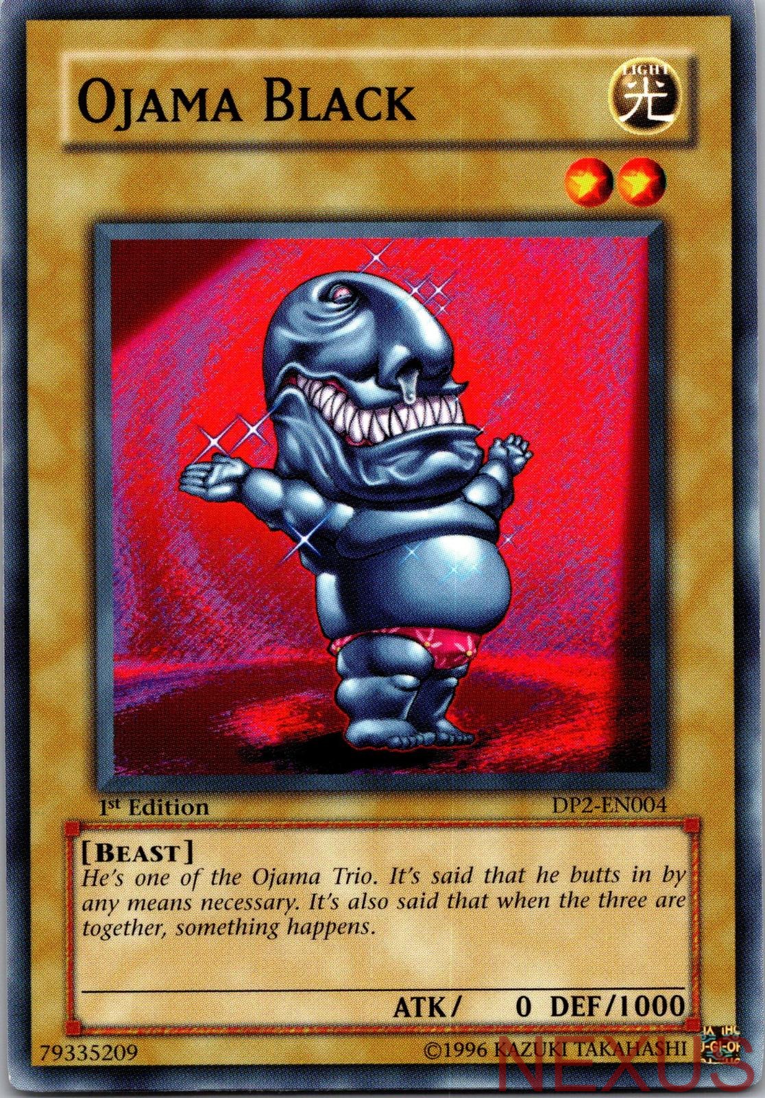 Ojama Black DP2-EN004 Duelist Pack 2: Chazz Princeton Yu-Gi-Oh 1st Edition NM
