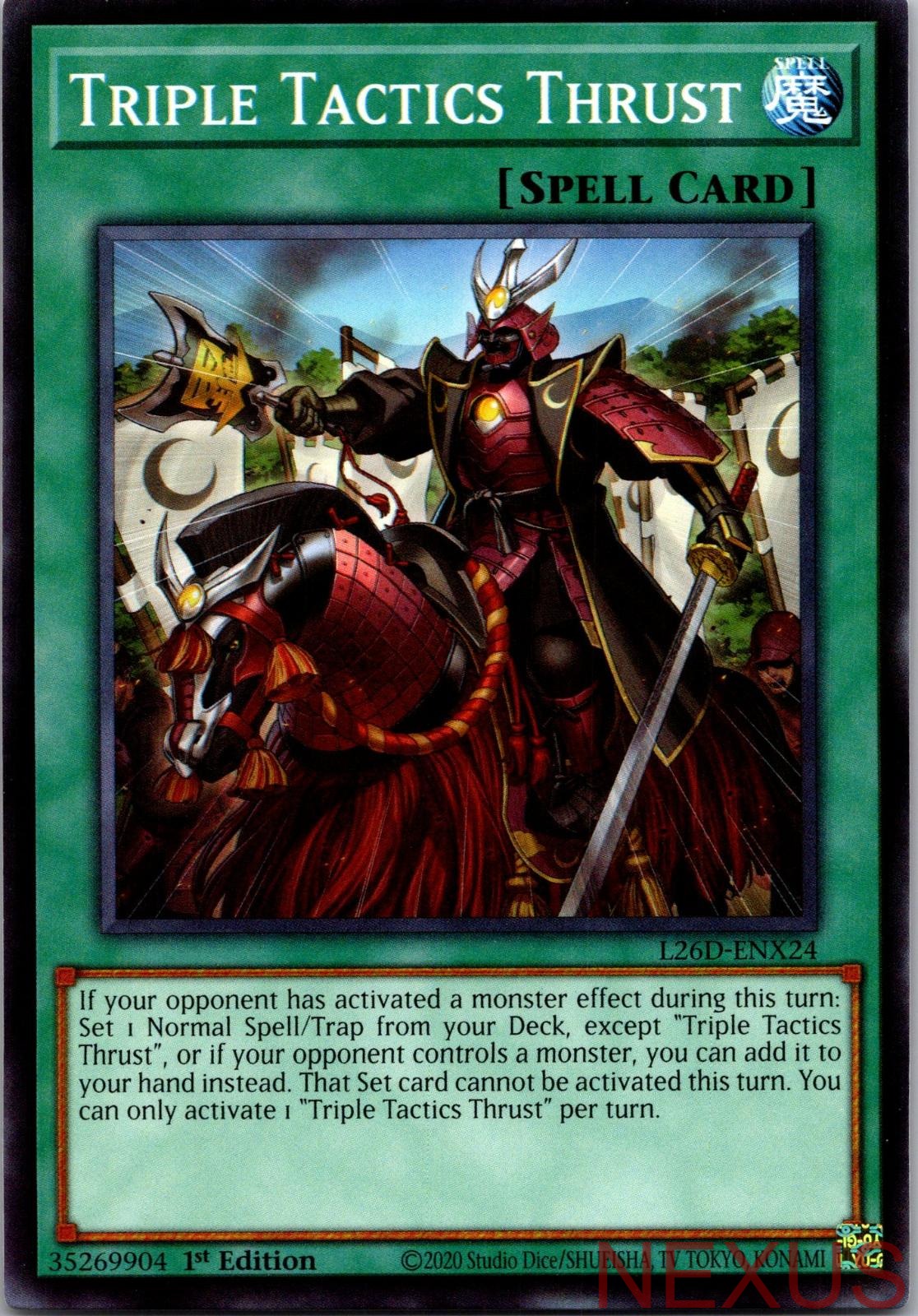 Triple Tactics Thrust - L26D-ENX24 L26D-ENX24 1st Edition NM