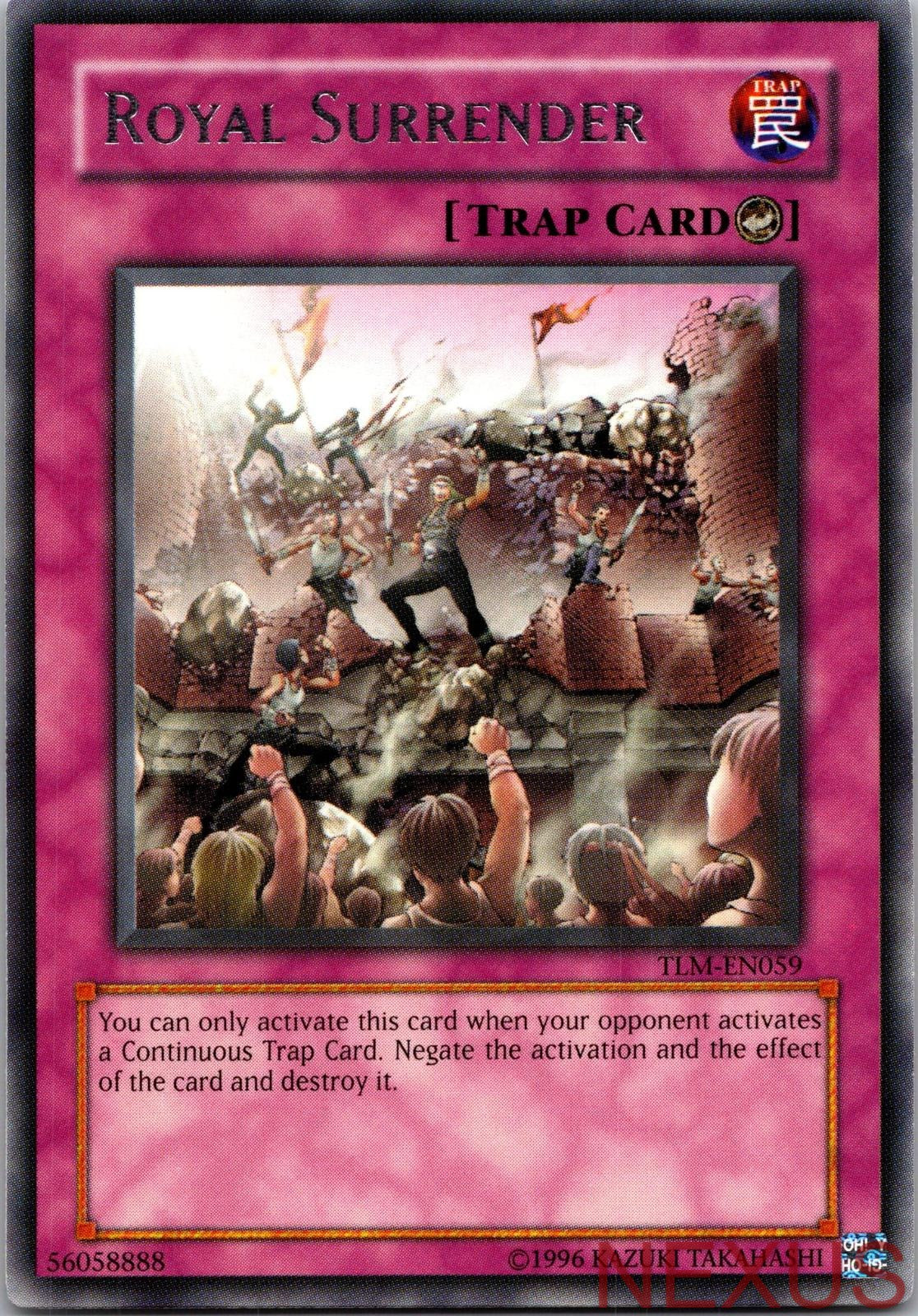 Royal Surrender TLM-EN059 Rare Unlimited Lightly Played