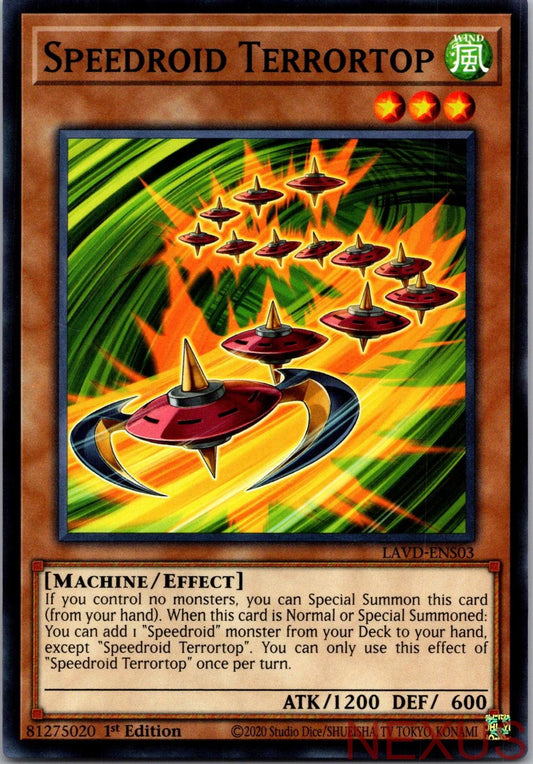 Speedroid Terrortop LAVD-ENS03 Common / Short Print 1st Edition Near Mint