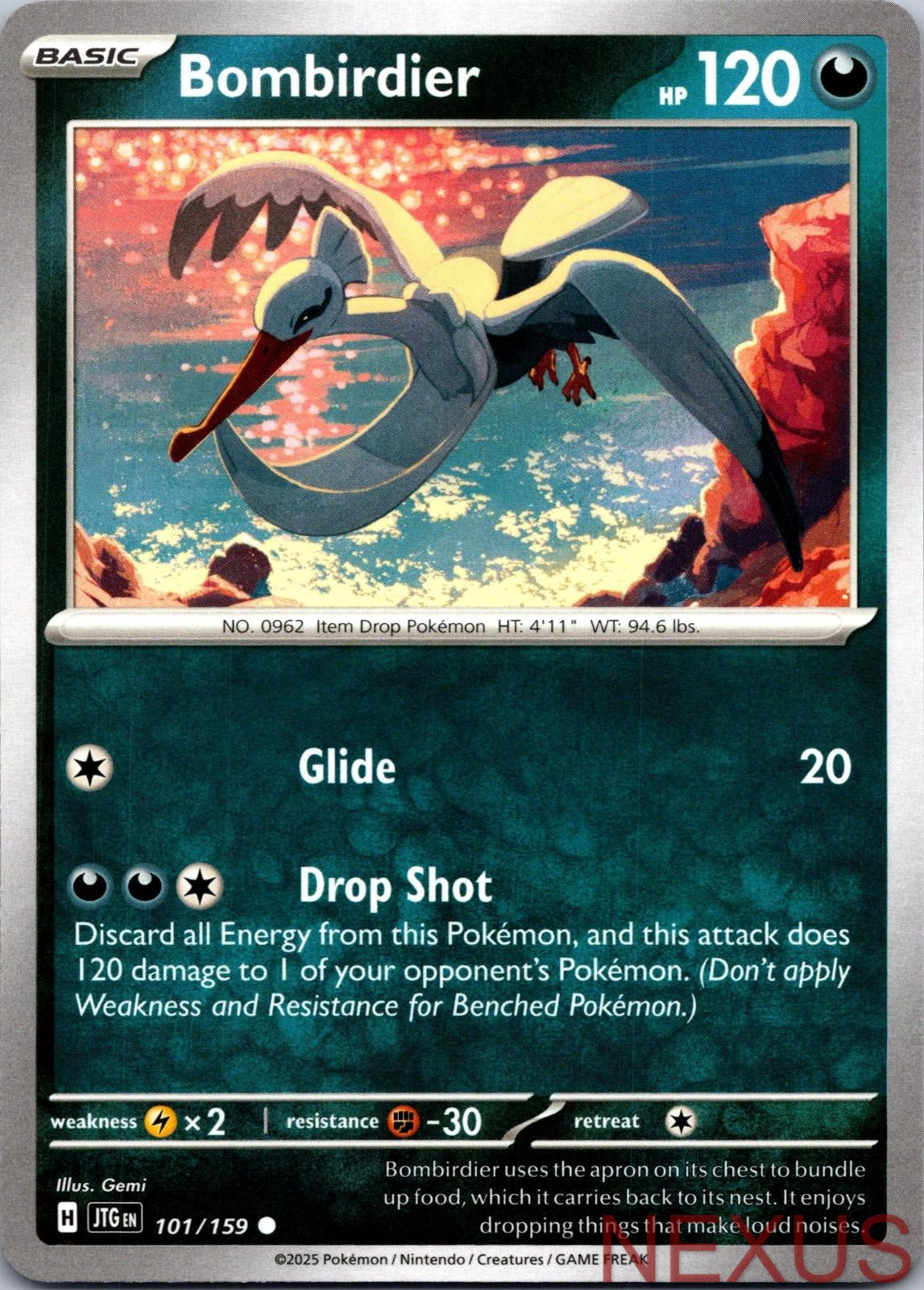 Bombirdier 101/159 Common Near Mint