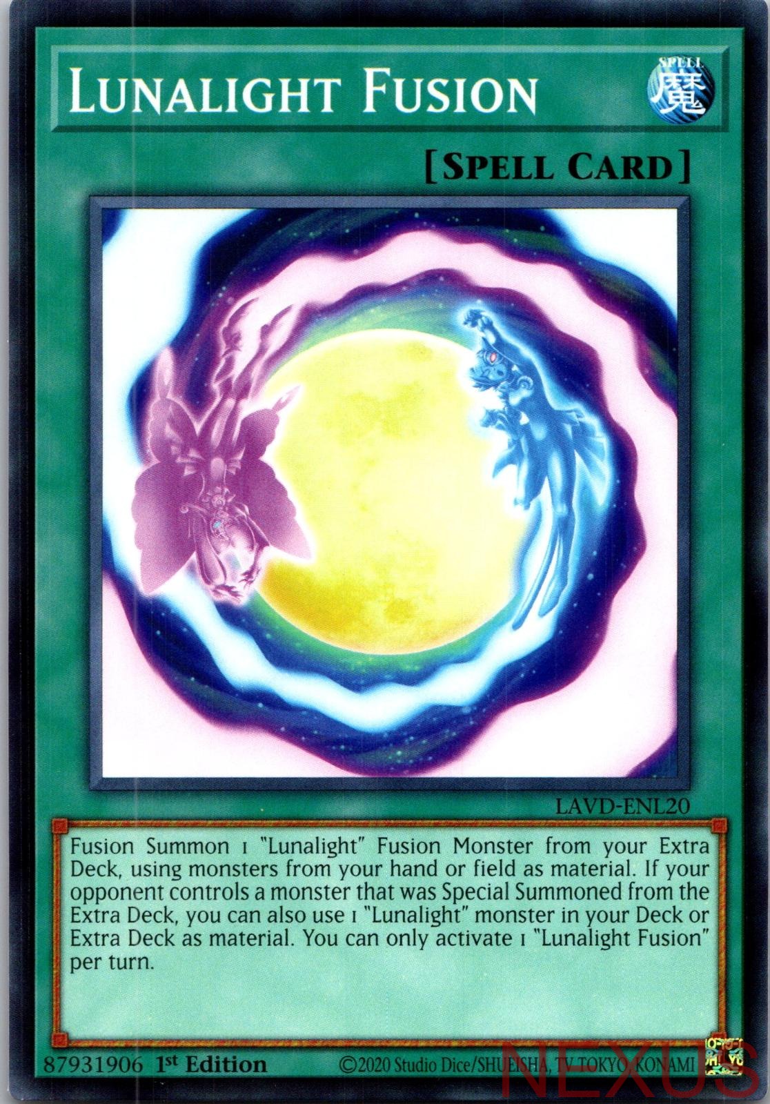 Lunalight Fusion LAVD-ENL20 Common / Short Print 1st Edition Near Mint