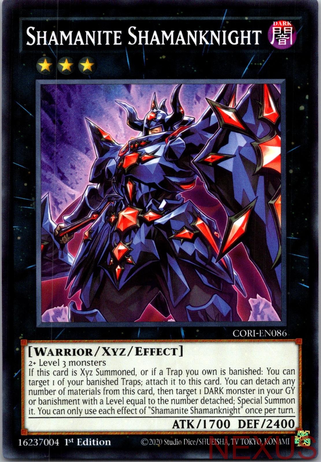 Shamanite Shamanknight CORI-EN086 Common / Short Print 1st Edition Near Mint