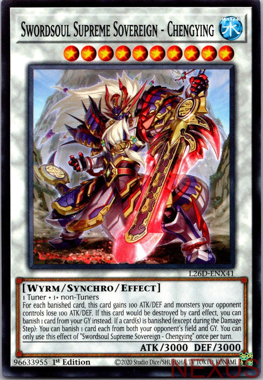 Swordsoul Supreme Sovereign - Chengying L26D-ENX41 2026 1st Edition NM