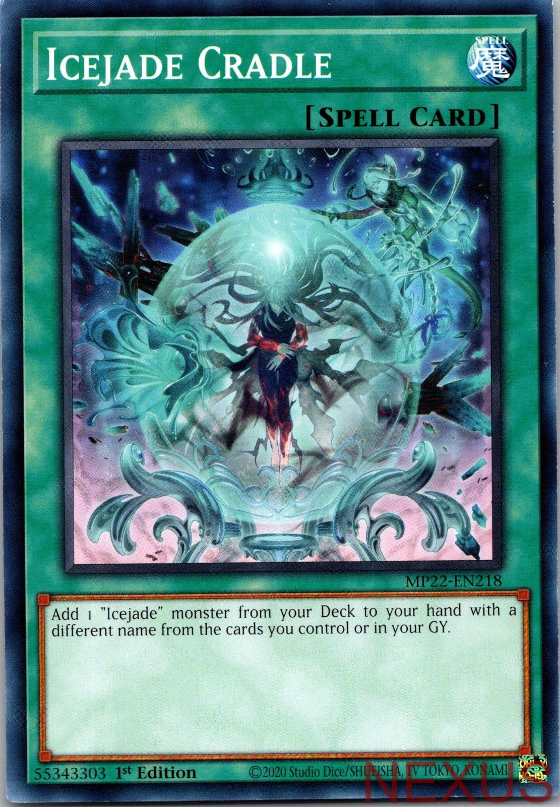 Icejade Cradle MP22-EN218 Common 1st Edition Near Mint