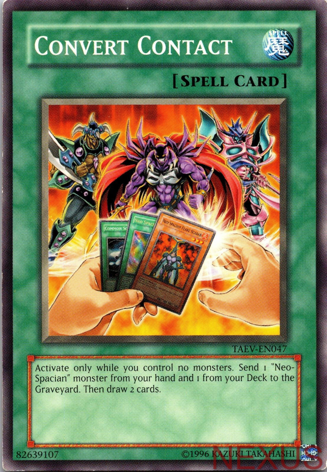 Convert Contact TAEV-EN047 Common Unlimited Lightly Played