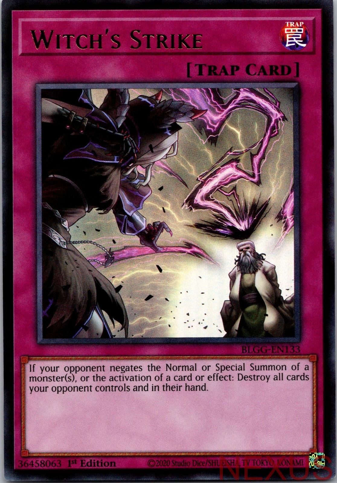 Witch's Strike BLGG-EN133 Ultra Rare 1st Edition Near Mint