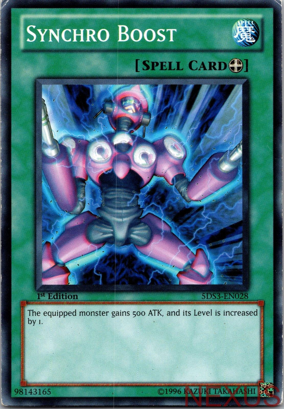 Synchro Boost 5DS3-EN028 Common 1st Edition Lightly Played
