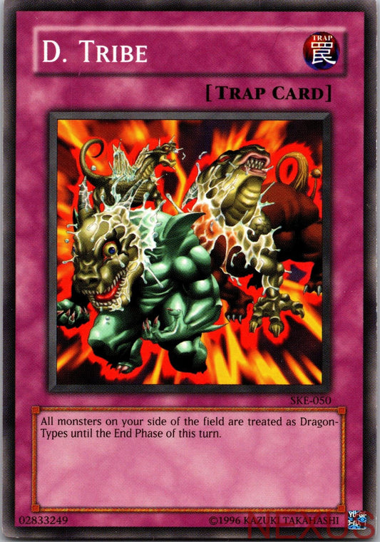 D. Tribe SKE-050 Common Starter Deck: Kaiba Evolution Unlimited Near Mint