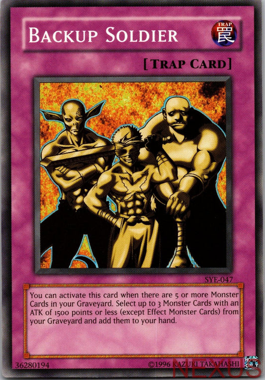 Backup Soldier SYE-047 Common Starter Deck: Yugi Evolution Yu-Gi-Oh Unlimited NM