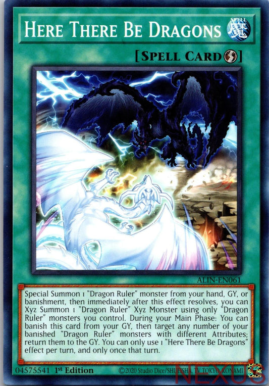 Here There Be Dragons ALIN-EN061 Common Alliance Insight 1st Edition Near Mint