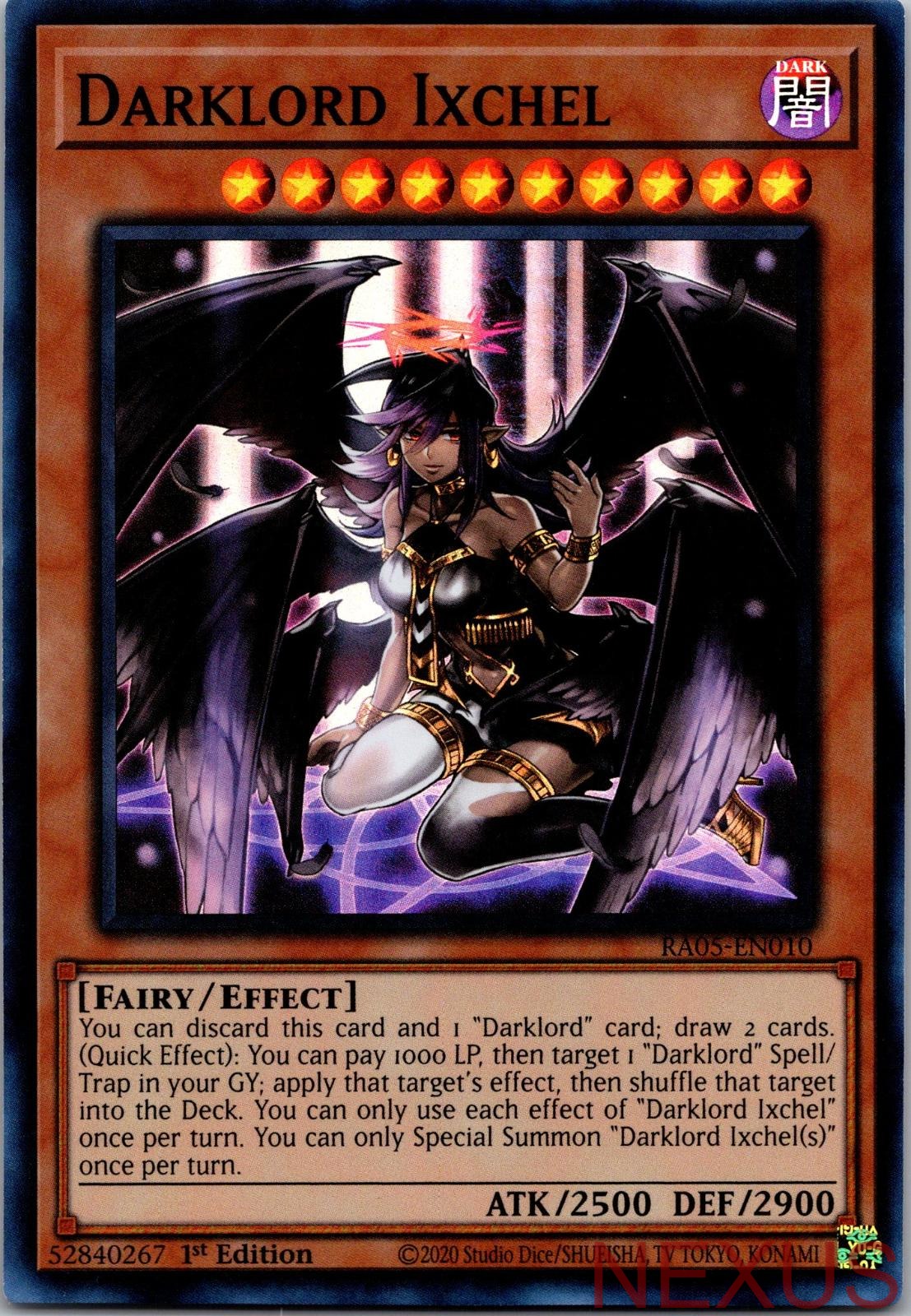 Darklord Ixchel RA05-EN010 Super Rare 1st Edition Near Mint