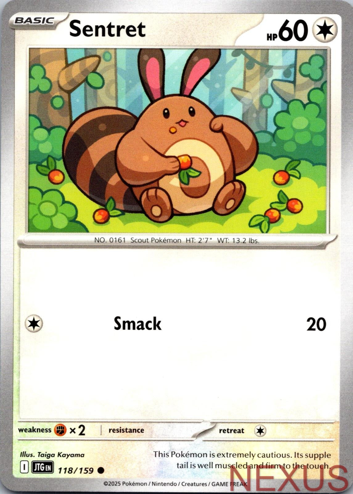 Sentret 118/159 Common Near Mint