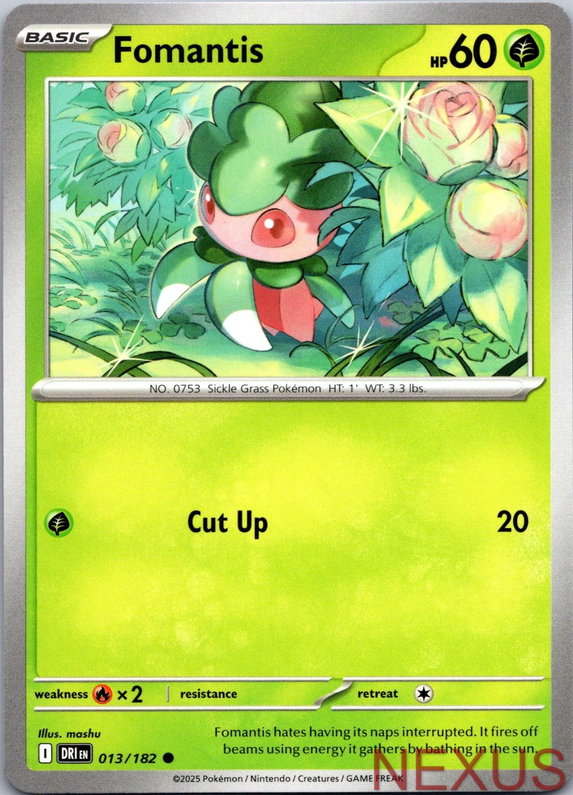 Fomantis 013/182 Common Near Mint