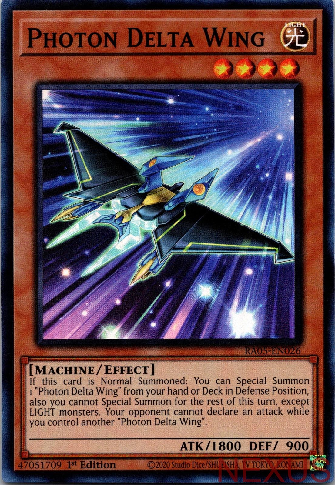 Photon Delta Wing RA05-EN026 Super Rare 1st Edition Near Mint