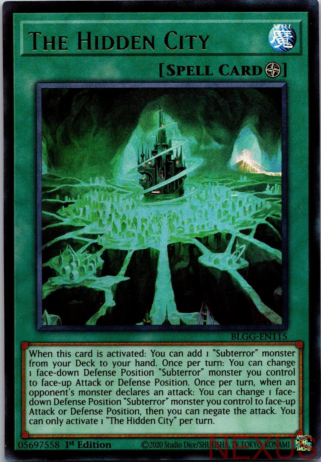 The Hidden City BLGG-EN115 Battles of Legend: Glorious Gallery 1st Edition NM