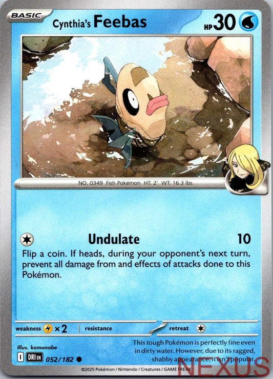 Cynthia's Feebas 052/182 Common Near Mint