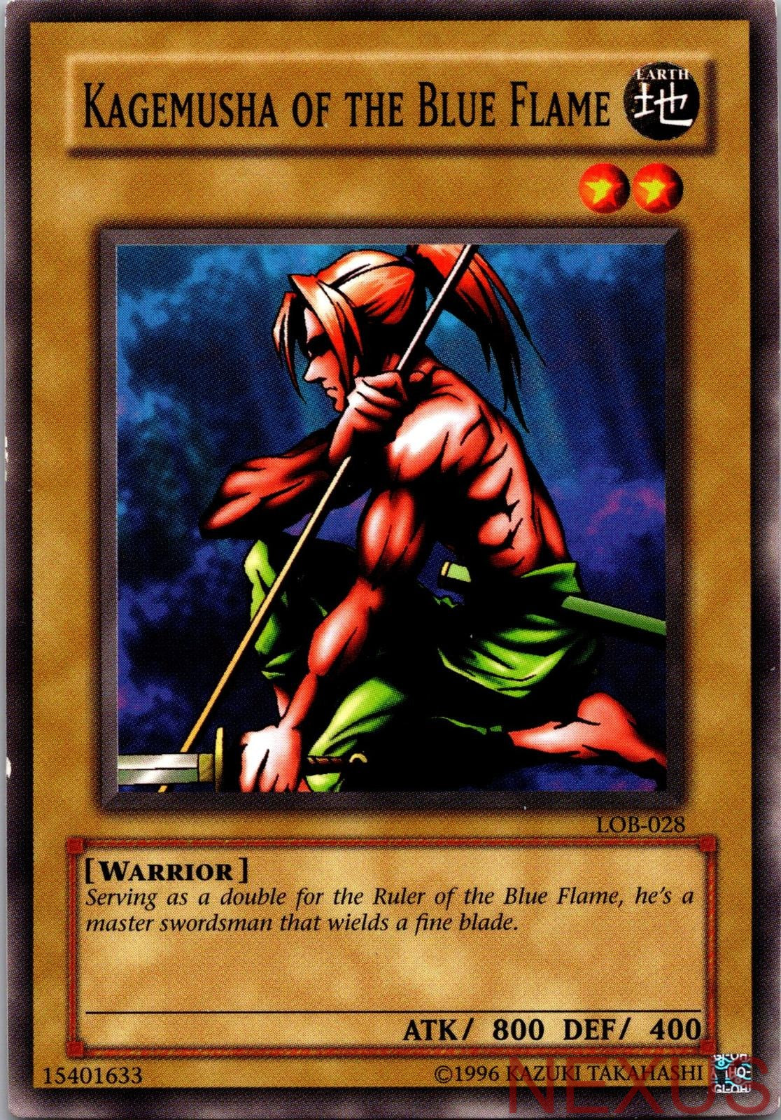 Kagemusha of the Blue Flame LOB-EN028 Unlimited NM