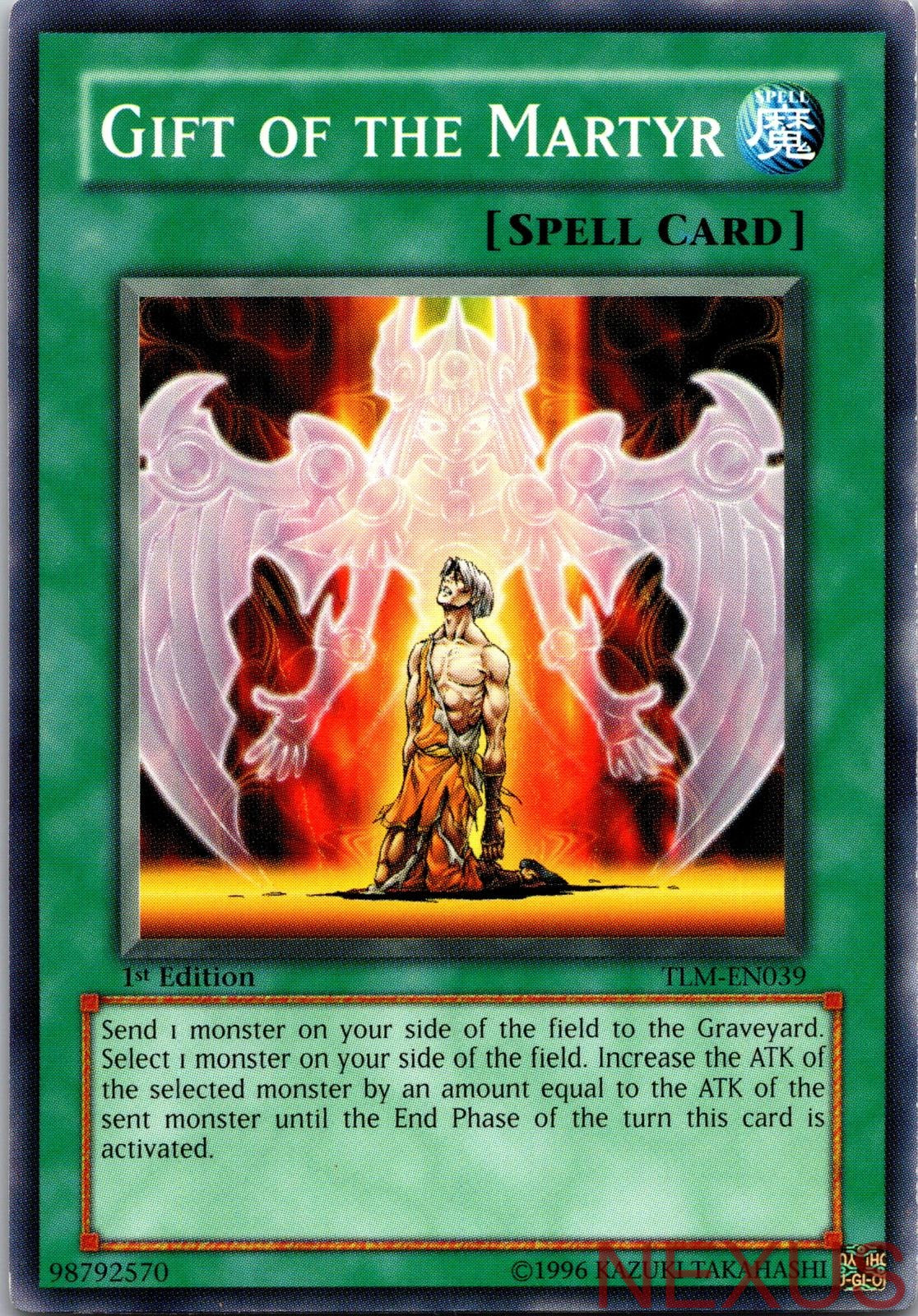 Gift of the Martyr TLM-EN039 Common 1st Edition Lightly Played