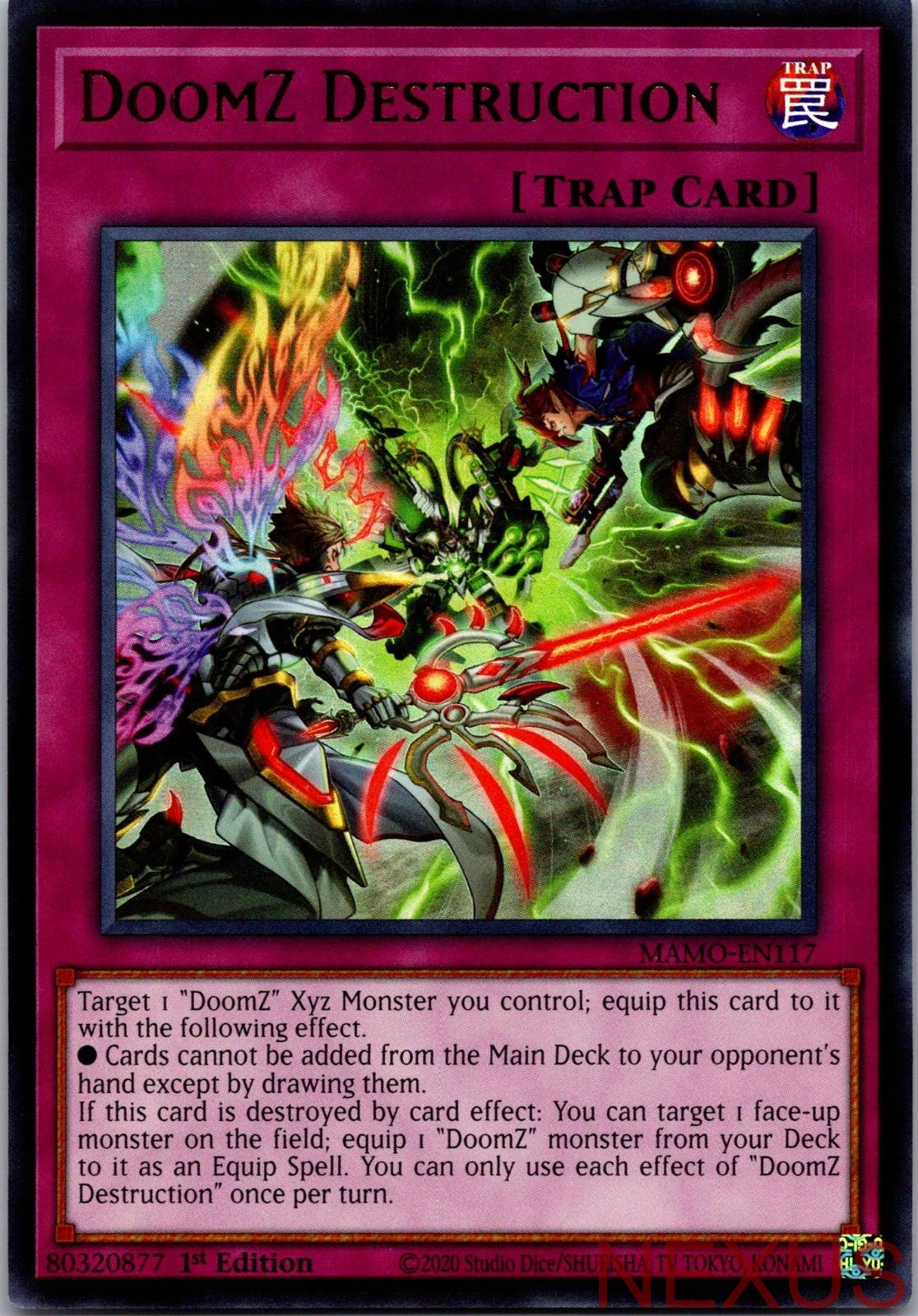DoomZ Destruction MAMO-EN117 Magnificent Monsters Yu-Gi-Oh 1st Edition NM